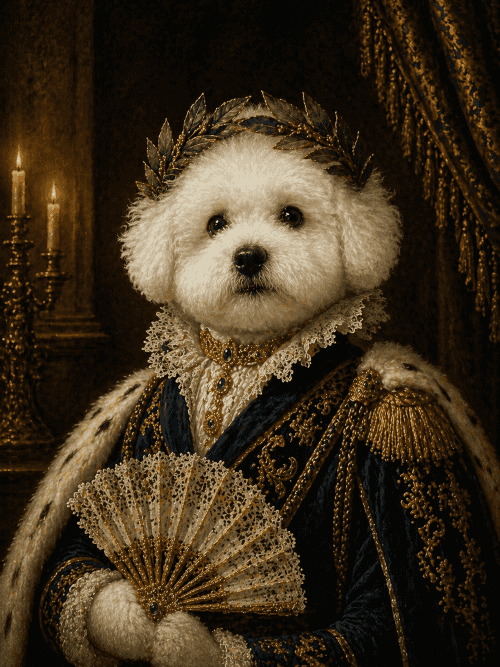 The Golden Laurel portrait template preview