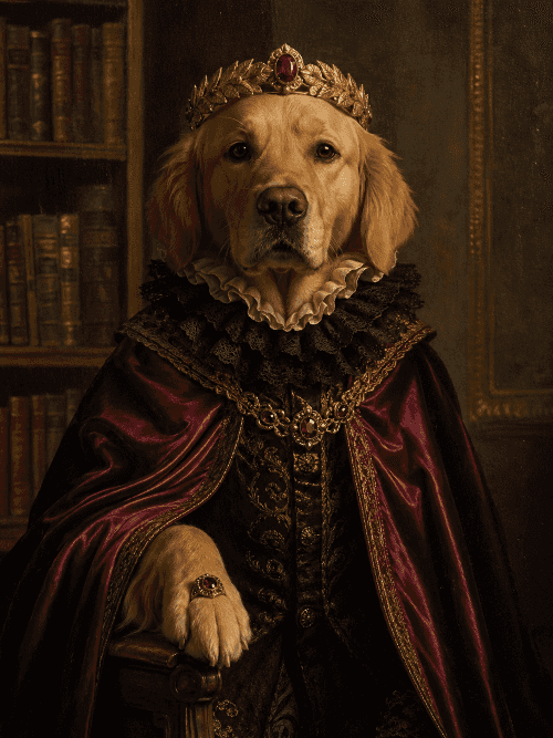 The Golden Sovereign portrait template preview