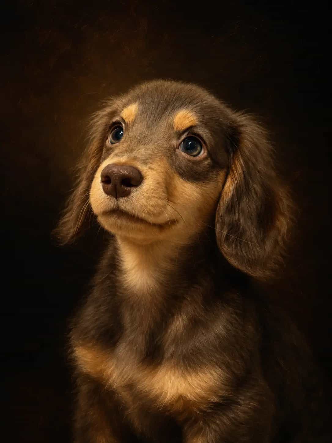 Classic Rembrandt Pet Portrait portrait template preview